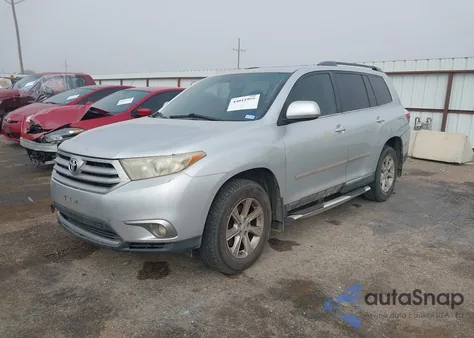2012 Toyota Highlander Se V6 from USA, damaged, VIN 5TDZK3EH3CS050121